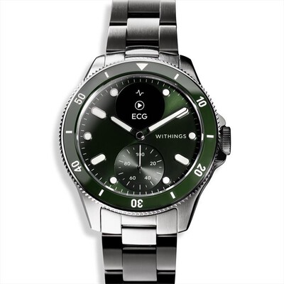 WITHINGS - ScanWatch Nova quadrante green-Silver