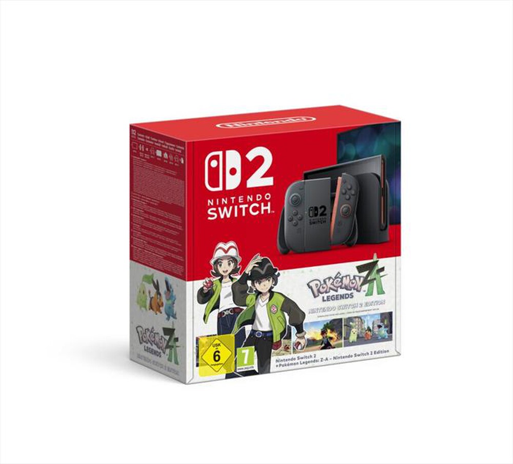 Immagine del prodotto NINTENDO - SWITCH 2 + LEGGENDE POKEMON: Z-A NS2 ED.-Nero