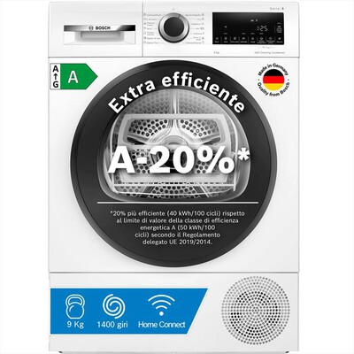 BOSCH - Lavatrice WGB24400IT 9 Kg Classe A-Bianco