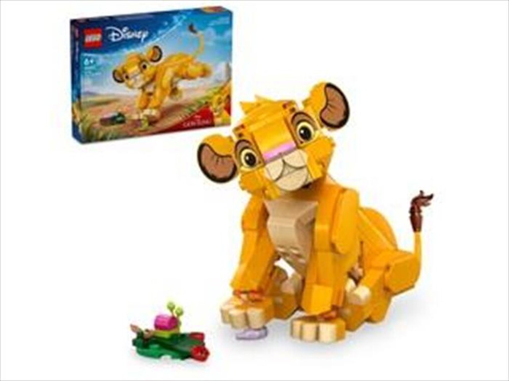 "LEGO - SIMBA, IL CUCCIOLO DEL RE LEONE - 43243-Multicolore"