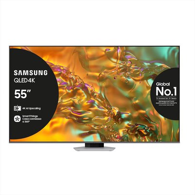 SAMSUNG - Smart TV Q-LED UHD 4K 55" QE55Q80DATXZT-ECLIPSE SILVER