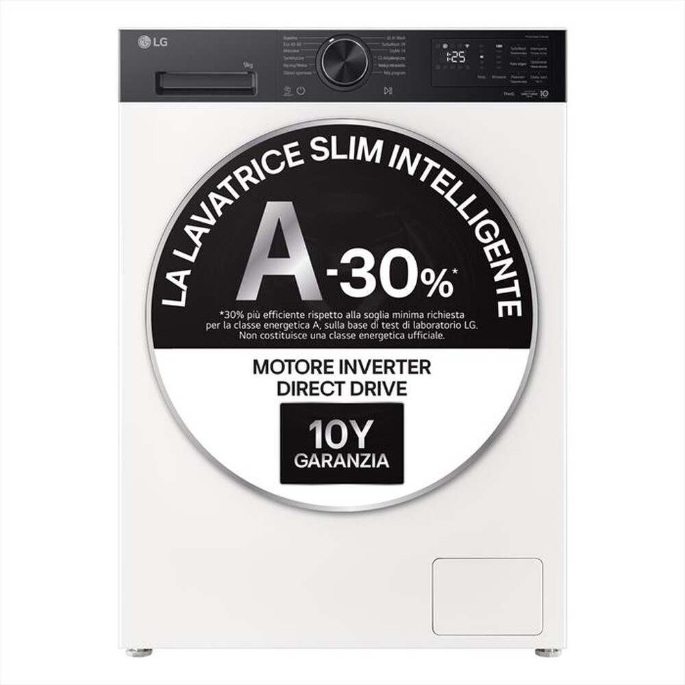Immagine del prodotto LG - Lavatrice F2NX50S9THB 9Kg Classe A-Bianco