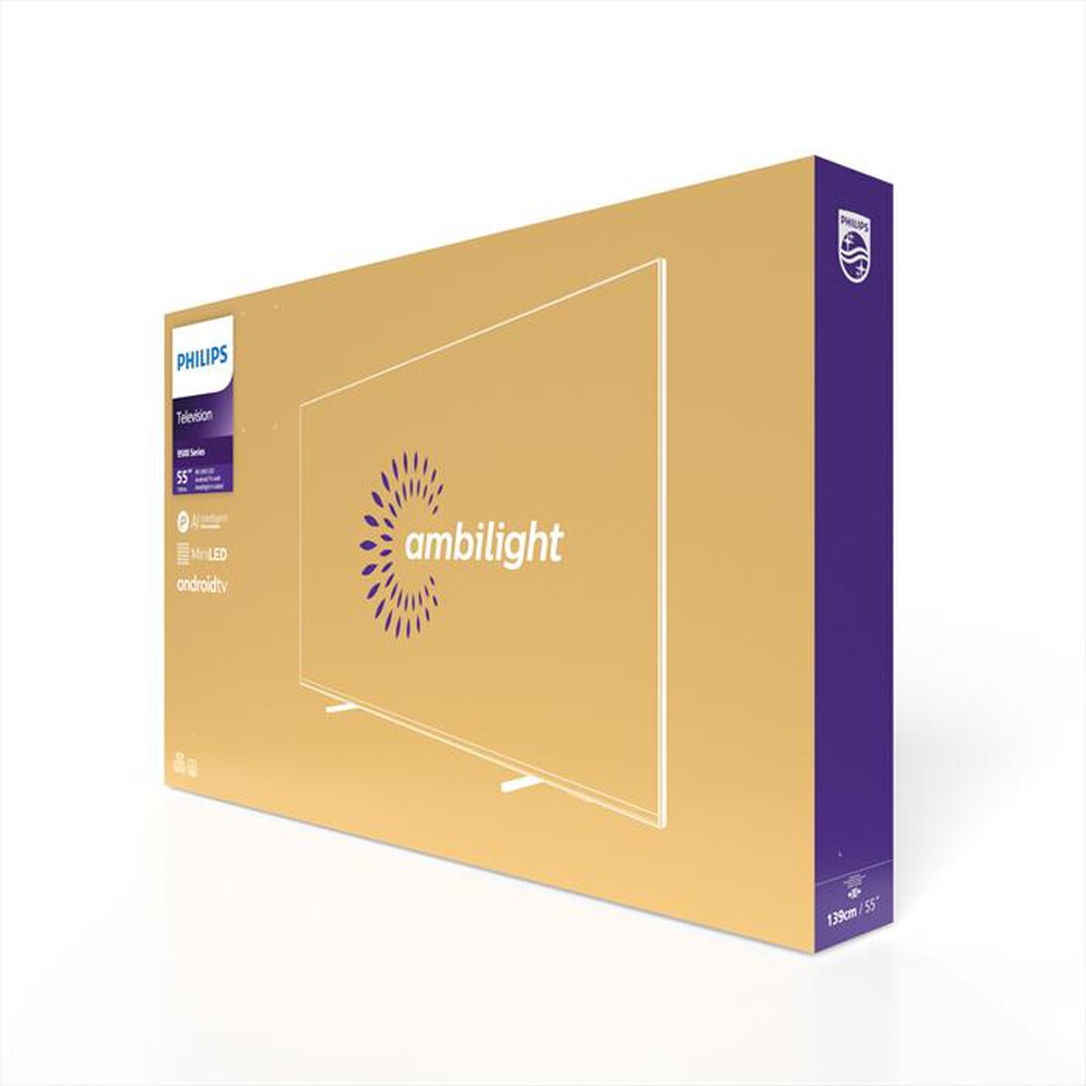 Immagine del prodotto PHILIPS - Ambilight SmartTV MINI LED UHD 4K 55" 55PML9507/12-Black