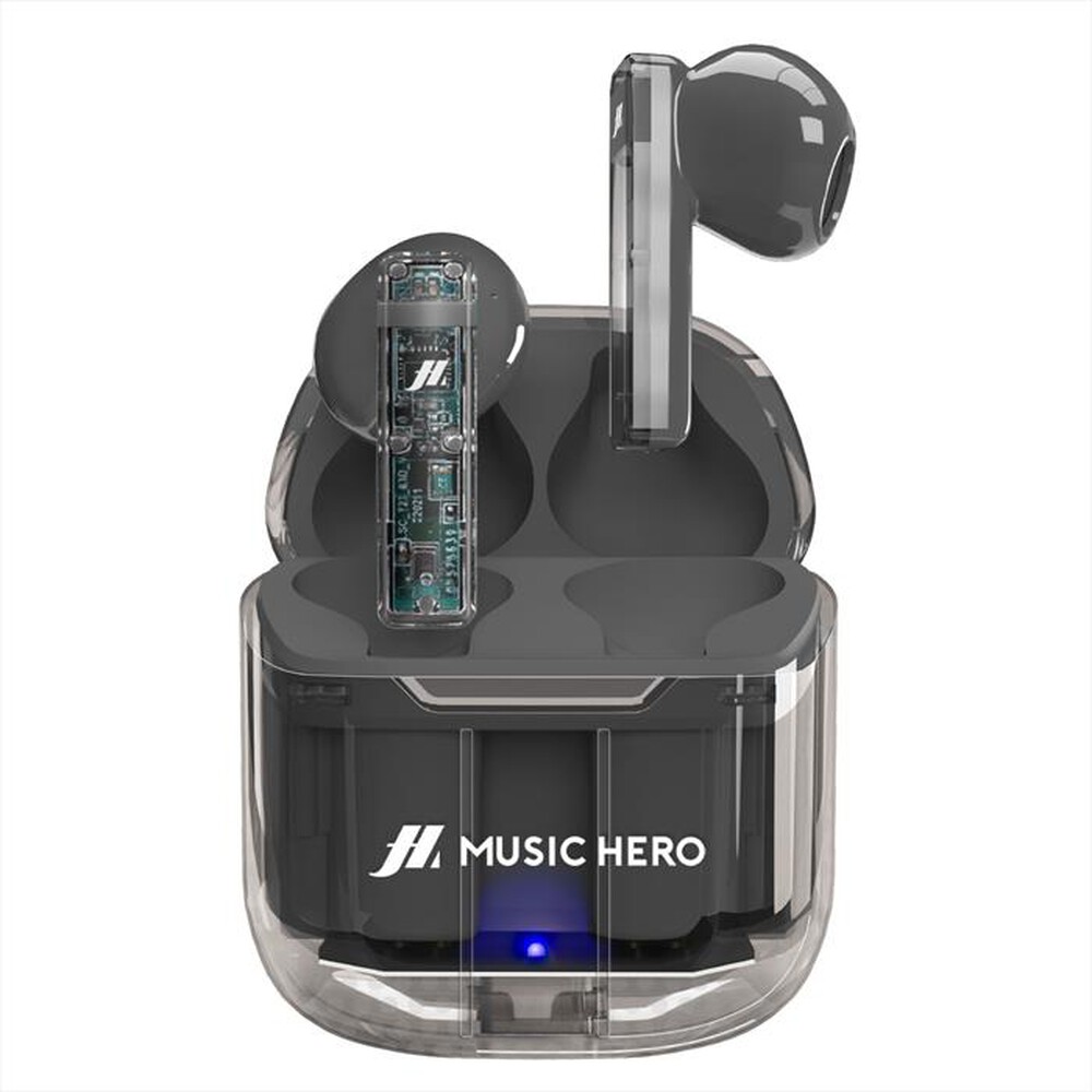"MUSIC HERO - Auricolare bluetooth MHTWSICYBTK-Nero"