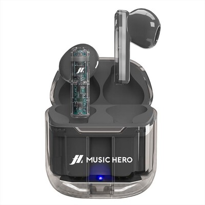 MUSIC HERO - Auricolare bluetooth MHTWSICYBTK-Nero