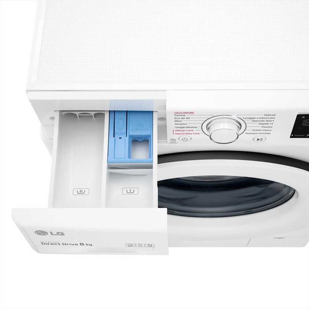 "LG - Lavatrice F4WV308S3B 8 Kg Classe B-White"