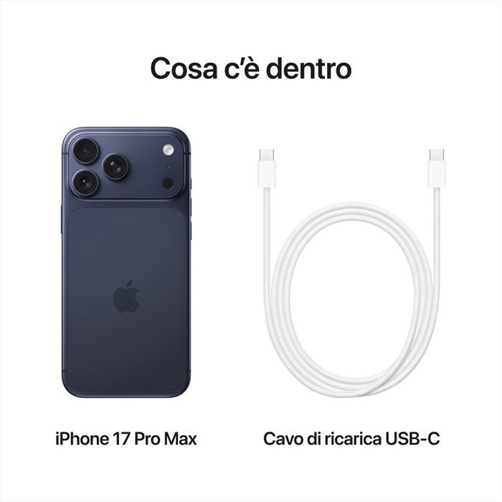 Immagine del prodotto APPLE - iPhone 17 Pro Max 2TB-Blu Profondo