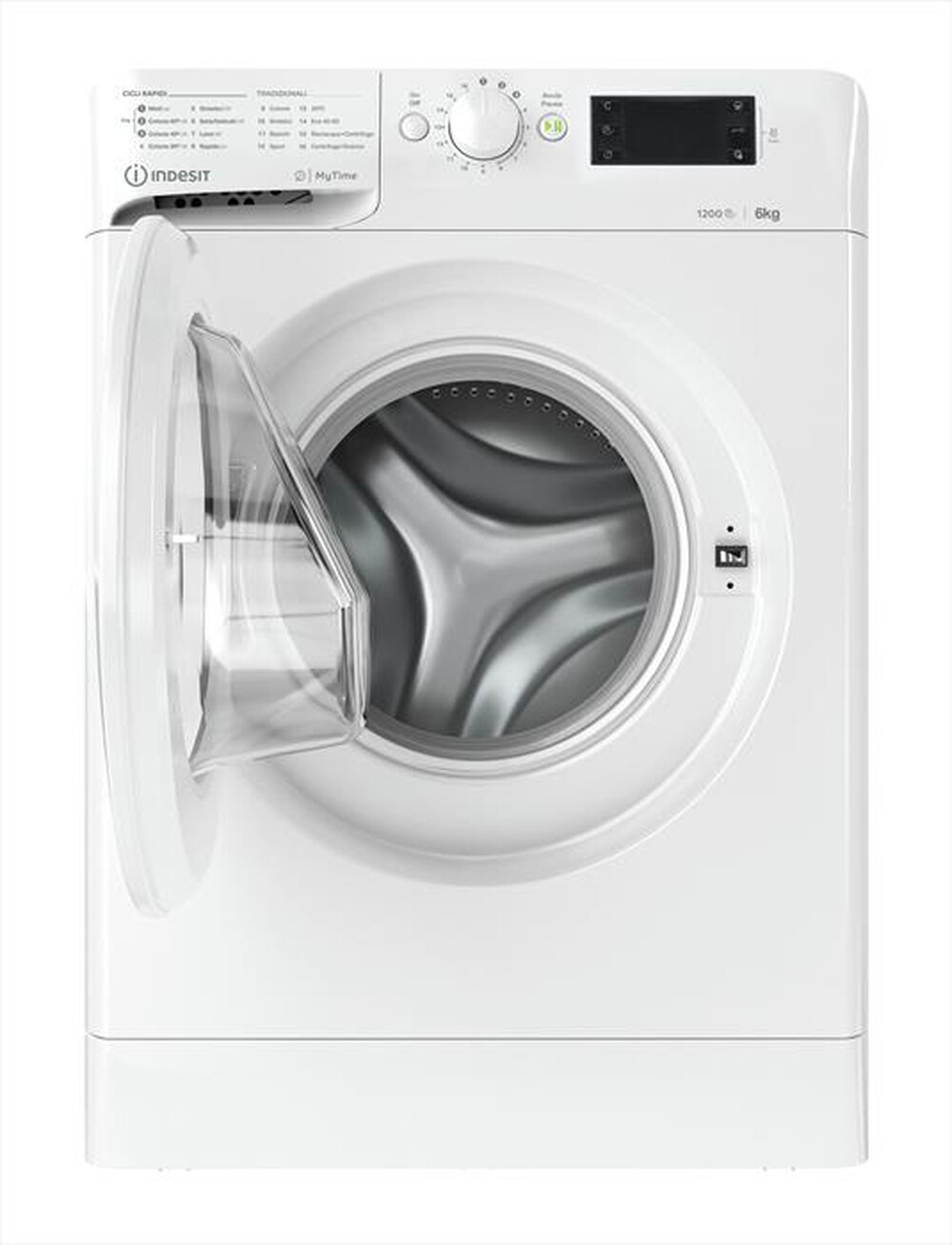 "INDESIT - Lavatrice TWSE 61251 W IT 6 Kg Classe F"