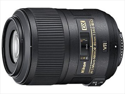 NIKON - Obiettivo 85 MM F/3,5G ED AF-S VR MICRO-Black