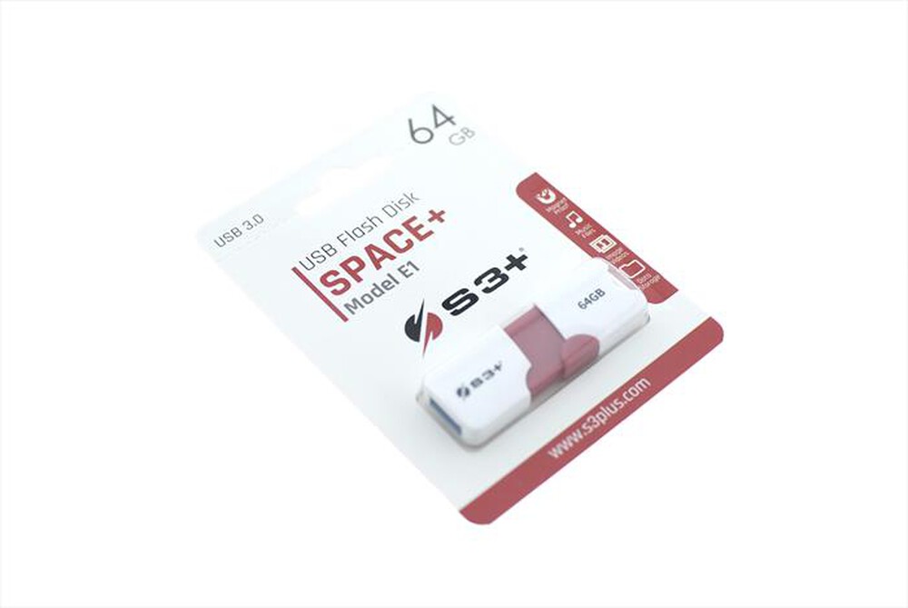 "S3+ - S3PD3003064BK-R-Bianco/Rosso"