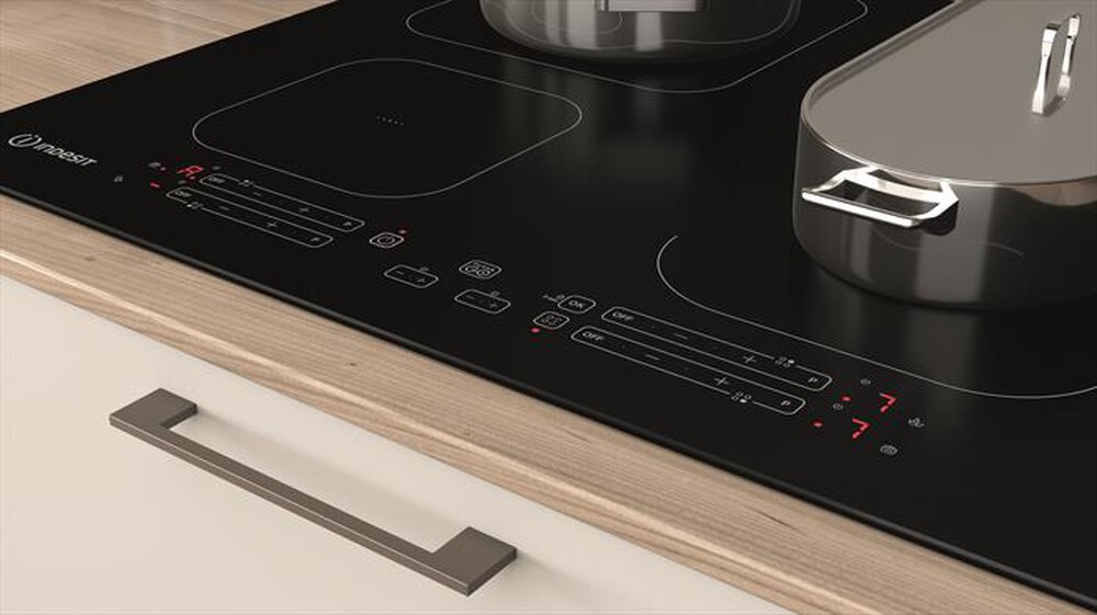 "INDESIT - Piano cottura induzione IB 65B60 NE 59 cm-Nero"