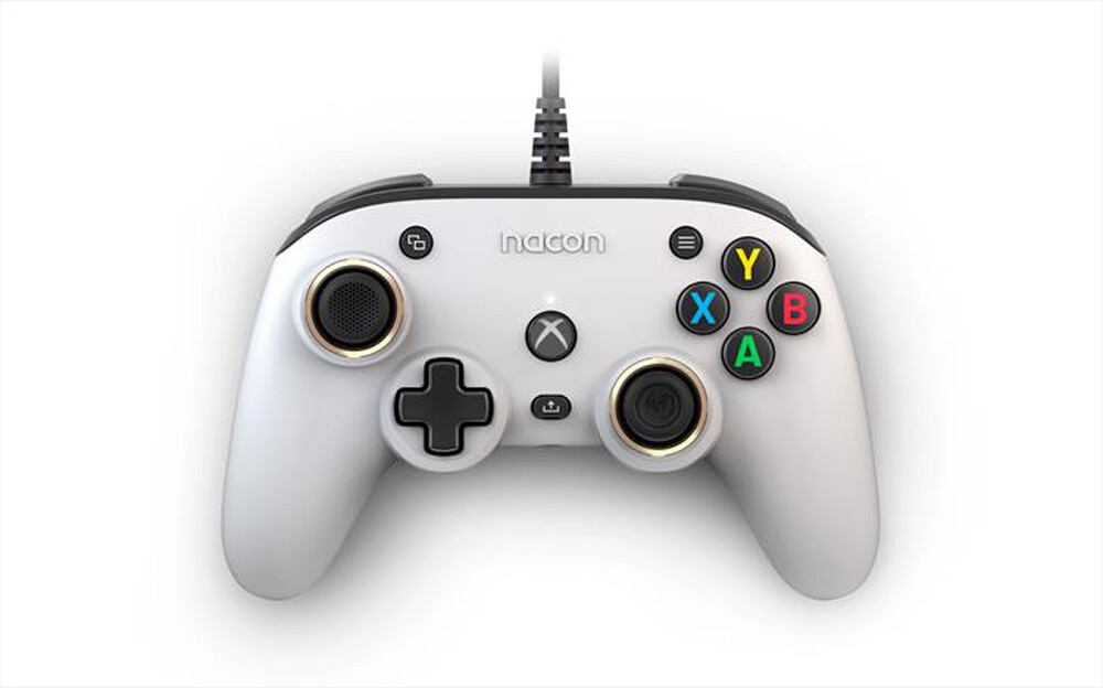 "NACON - PRO COMPACT CONTROLLER LICENZA UFFICIALE XBOX-Bianco"