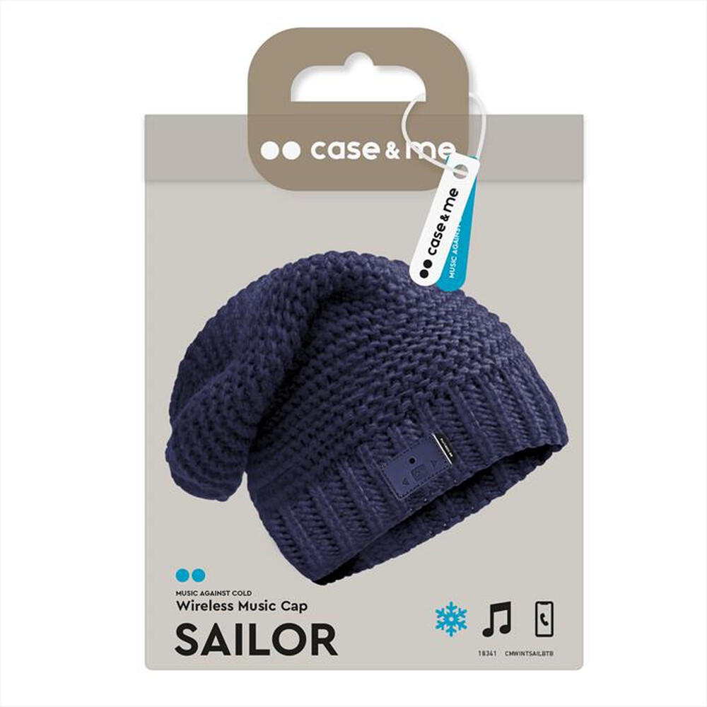 "SBS - Cappello invernale cuffie wireless CMWINTSAILBTB-Blu"