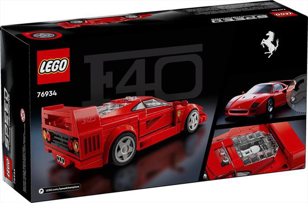 "LEGO - Supercar Ferrari F40 - 76934-Multicolore"