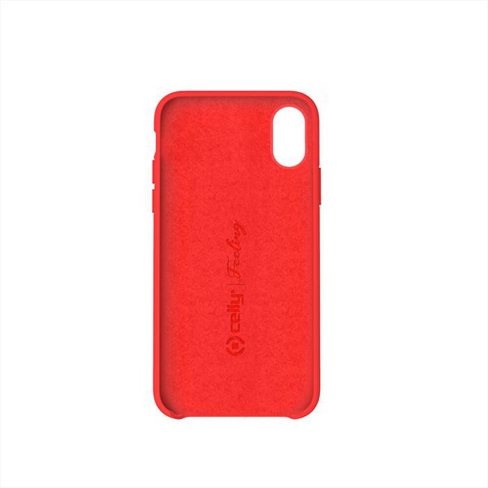 "CELLY - COVER PER IPHONE XR-Rosso/Silicone"