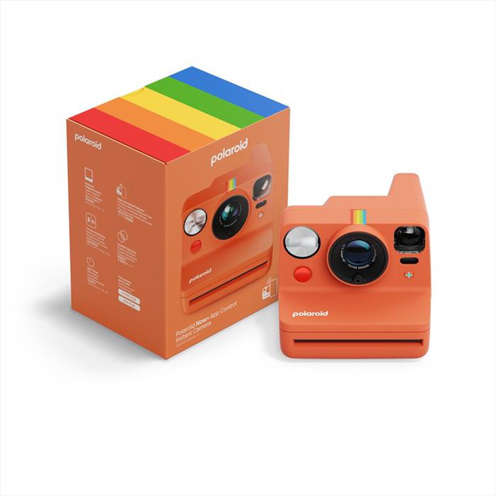 "POLAROID - Fotocamera istantanea NOW+ GEN 3-Corallo"