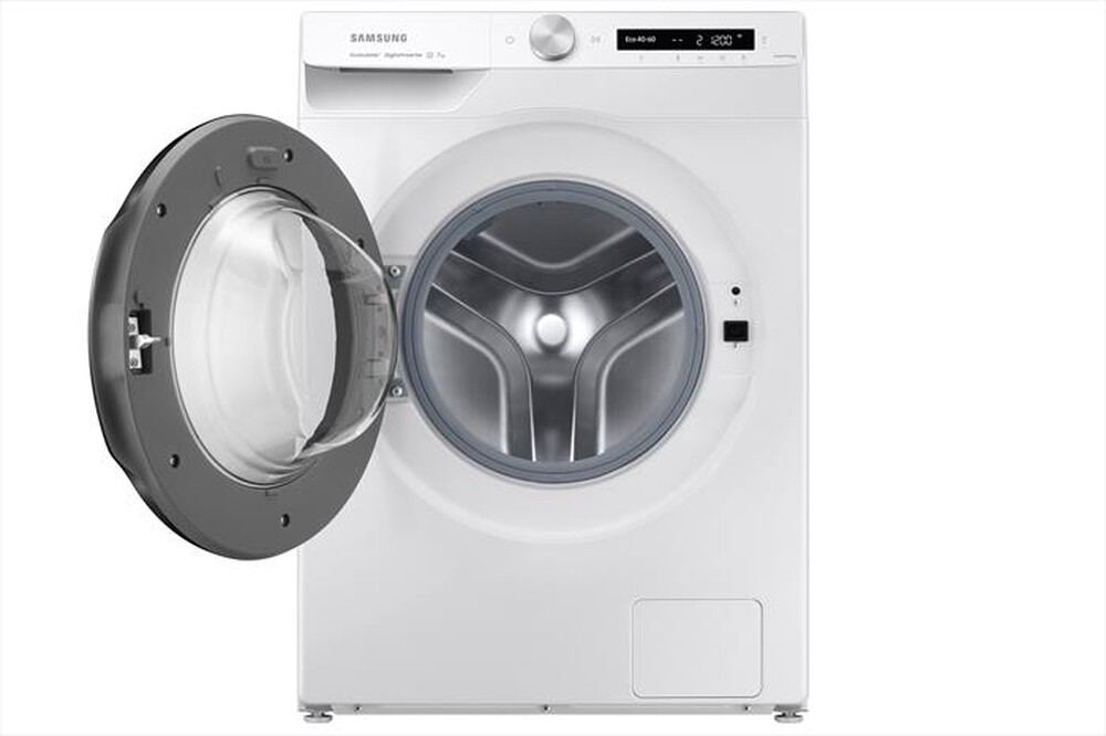 "SAMSUNG - Lavatrice slim WW70A6S28AW/S3 ULTRAWASH AICONTROL-bianco oblò Shiny Black"