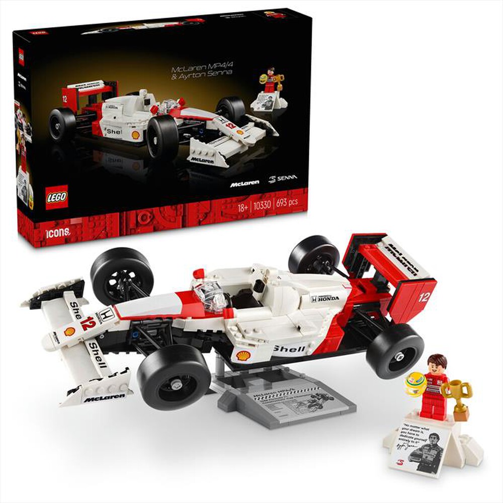 Immagine del prodotto LEGO - ICONS McLaren MP4/4 e Ayrton Senna - 10330