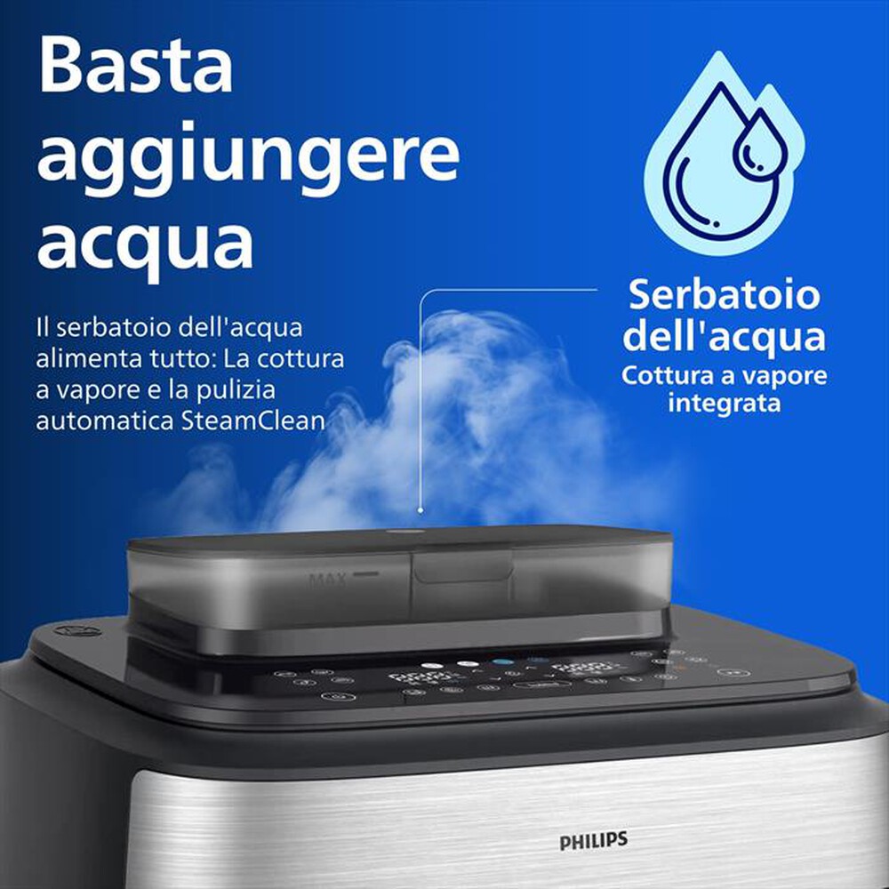 Immagine del prodotto PHILIPS - Friggitrice ad aria AIRFRYER Serie 5000 NA565/02-Inox