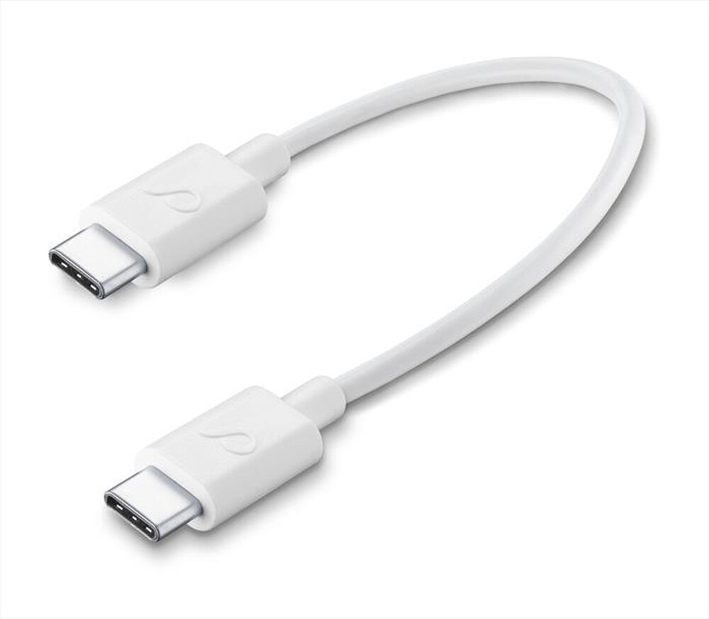 "CELLULARLINE - USBDATACTRUSBC2CW Cavo Dati-USB-C TO USB-C-15 cm-Bianco"