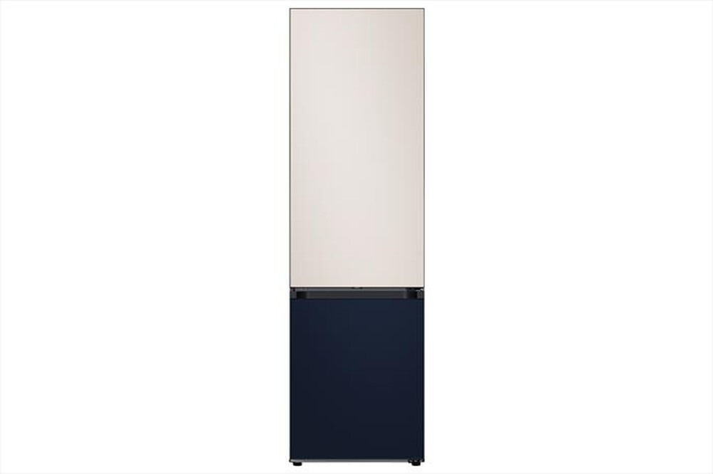 "SAMSUNG - Frigorifero combinato F-RB38D153934 BESPOKE-Satin Beige-Satin Navy"