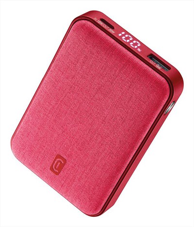 CELLULARLINE - POWER BANK GLAM ROSSO-Rosso