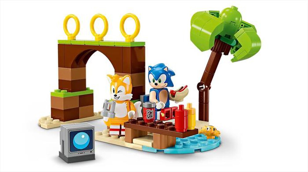"LEGO - L’aeroscafo delle avventure di Tails - 76997-Multicolore"
