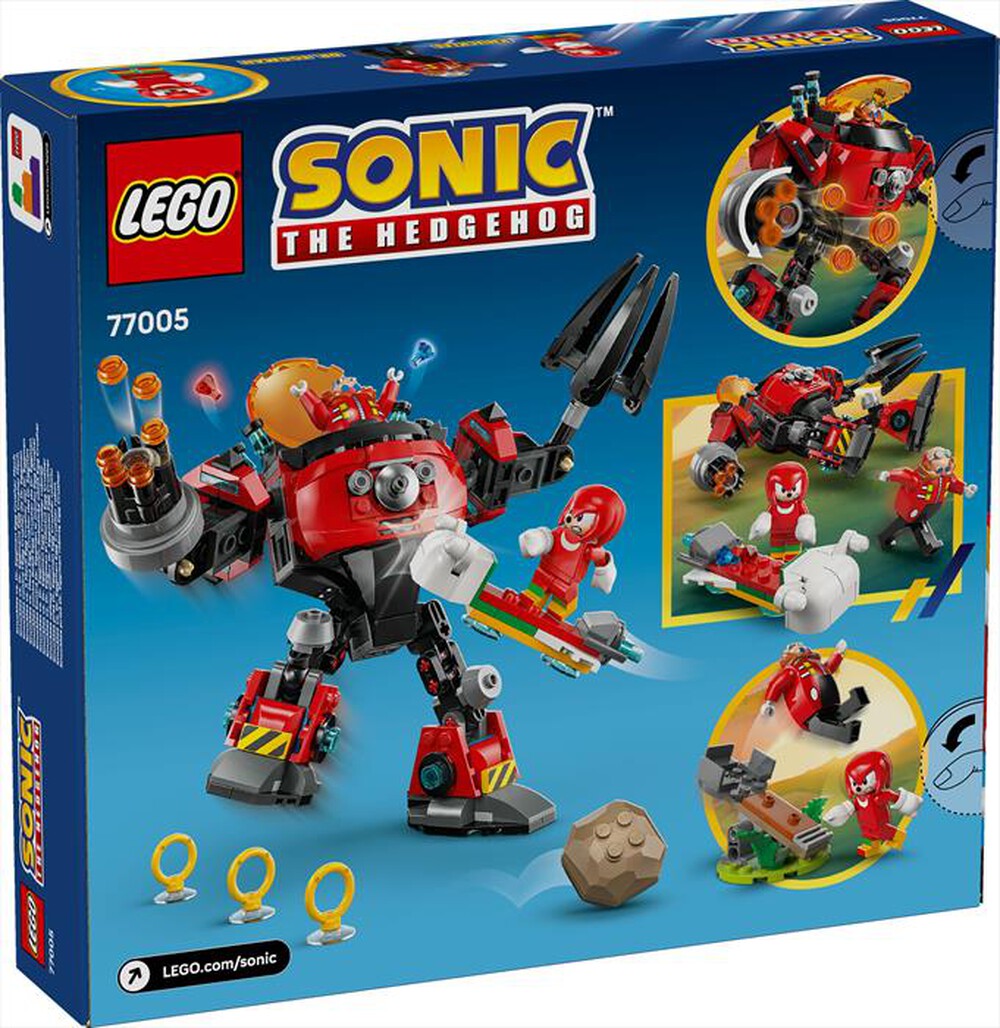 Immagine del prodotto LEGO - SONIC Knuckles Mech Egg Crusher Dr. Eggman 77005
