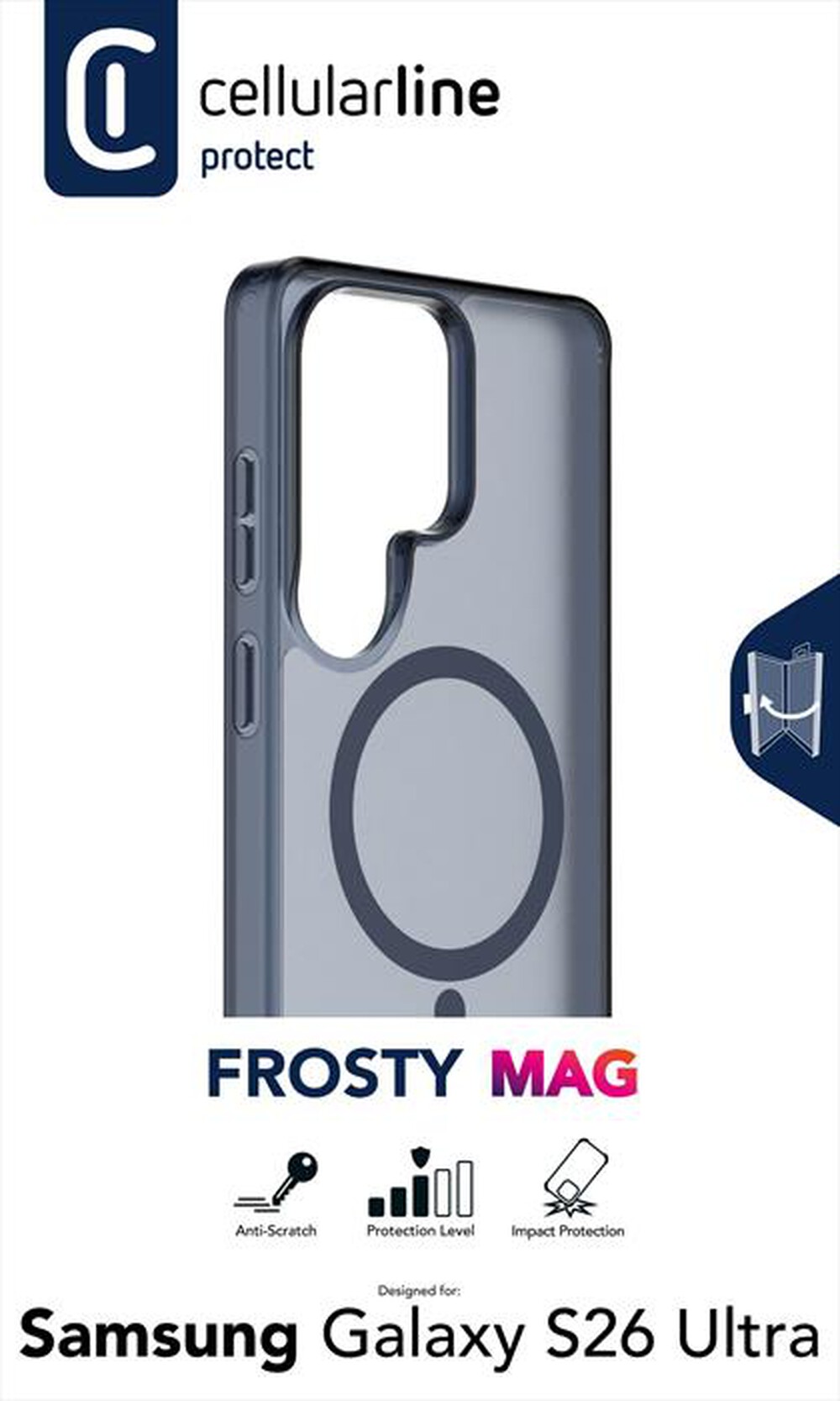 Immagine del prodotto CELLULARLINE - Cover FROSTY MAG Galaxy S26 Ultra-Blu
