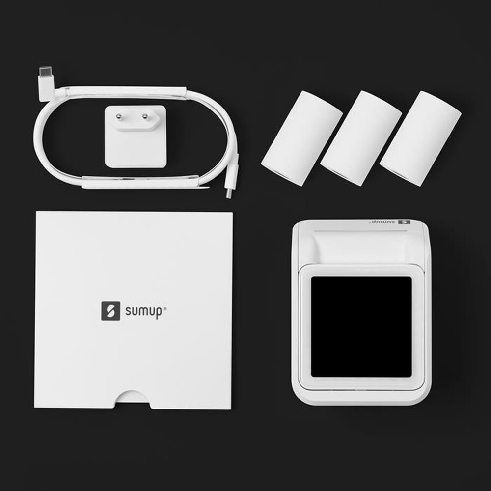 "SUMUP - POS terminal SOLO CON STAMPANTE-Bianco"