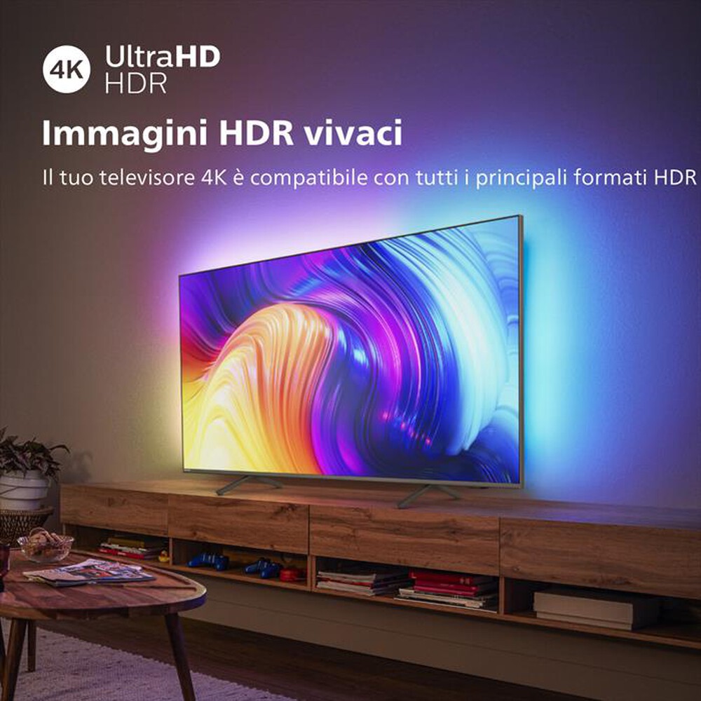 "PHILIPS - Ambilight Smart TV LED UHD 4K 58\" 58PUS8517/12-Antracite"