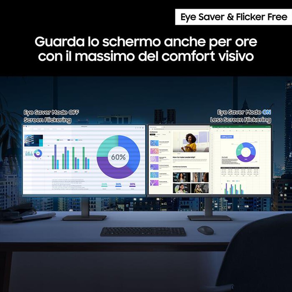 Immagine del prodotto SAMSUNG - Monitor LED SERIE S30GD DA 24'' FULL HD FLAT