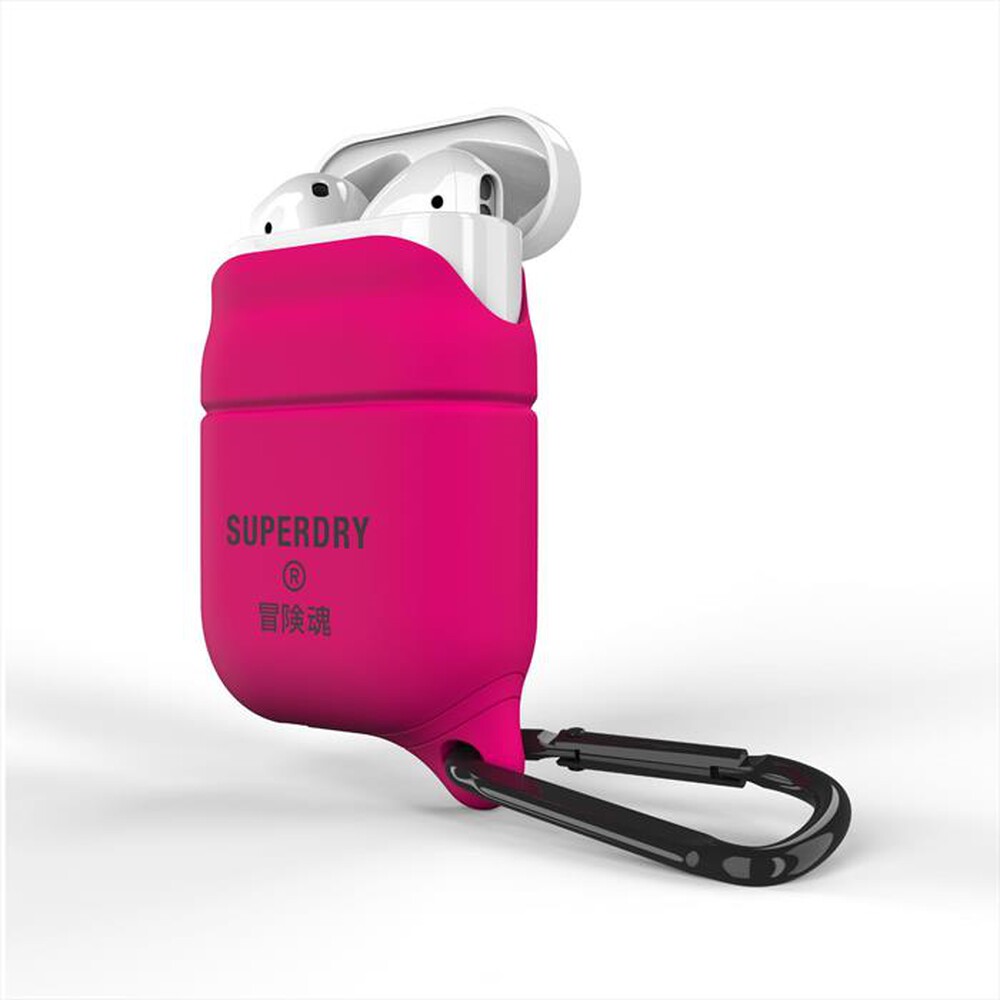 "SUPERDRY - 41695 SUPERDRY CUSTODIA AIRPODS-ROSA / SILICONE"