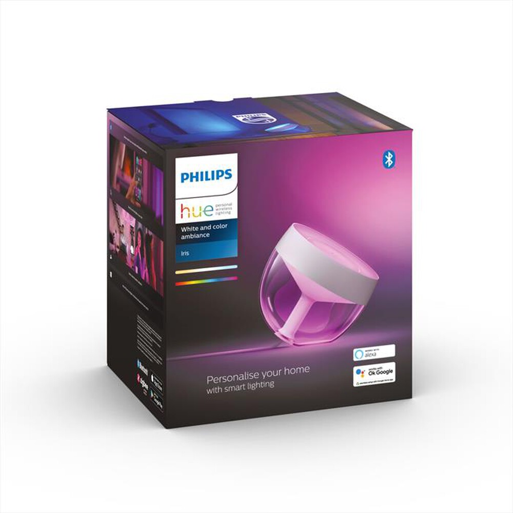 "PHILIPS - HUE IRIS LAMPADA DA TAVOLO BIANCA-Multicolore"