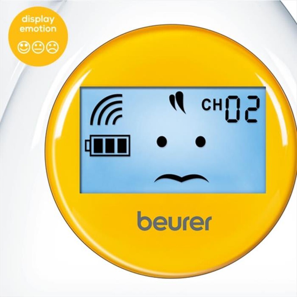 "BEURER - BY84 SORVEGLIA BEBE'-Bianco/Giallo"