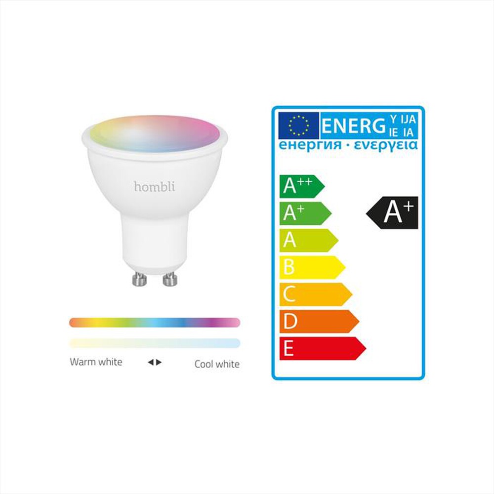 "HOMBLI - Smart Spot CCT/RGB 5 W 1+1 Free"