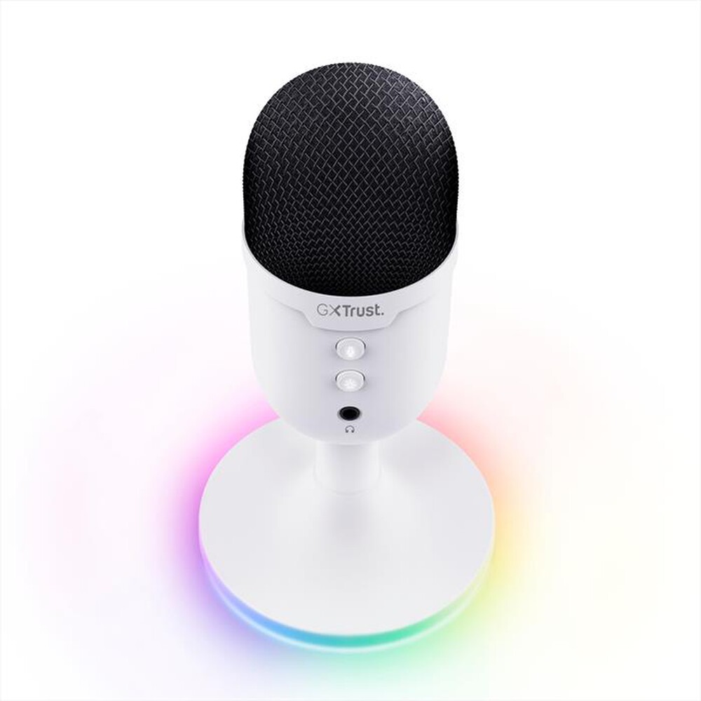"TRUST - Microfono gaming USB GXT234W YUNIX-White"