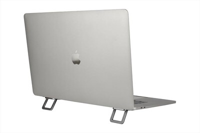 TUCANO - MINI STAND PER LAPTOP-Grigio metallizzato