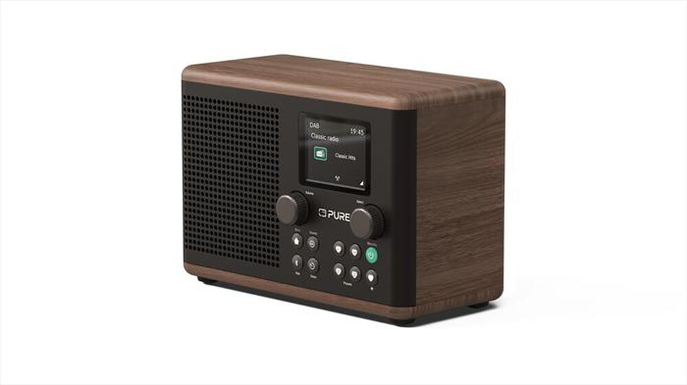 "PURE - Radio portatile 252983-Nero/Noce"