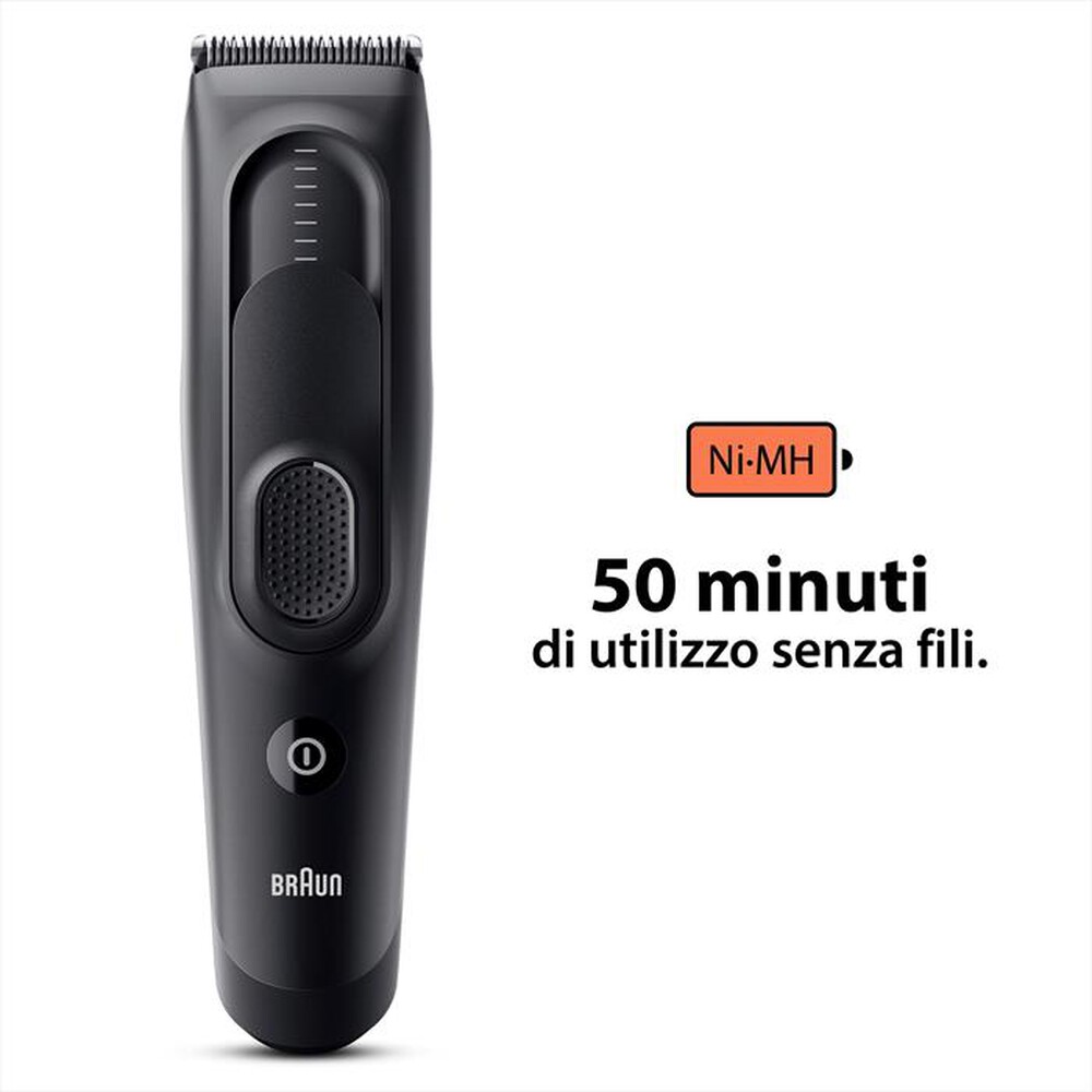"BRAUN - Regola capelli HC5330-Matte Black"
