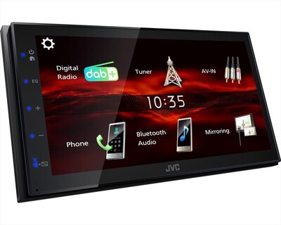 JVC - Ricevitore multimediale digitale KW-M180DBT-Nero