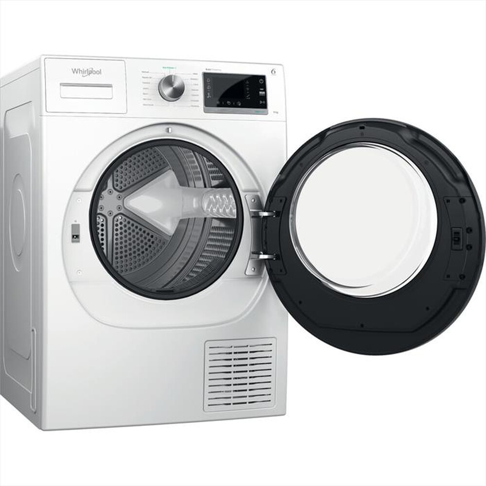 "WHIRLPOOL - Asciugatrice SUPREME SILENCE W6 D94WB IT 9 Kg A+++-Bianco"