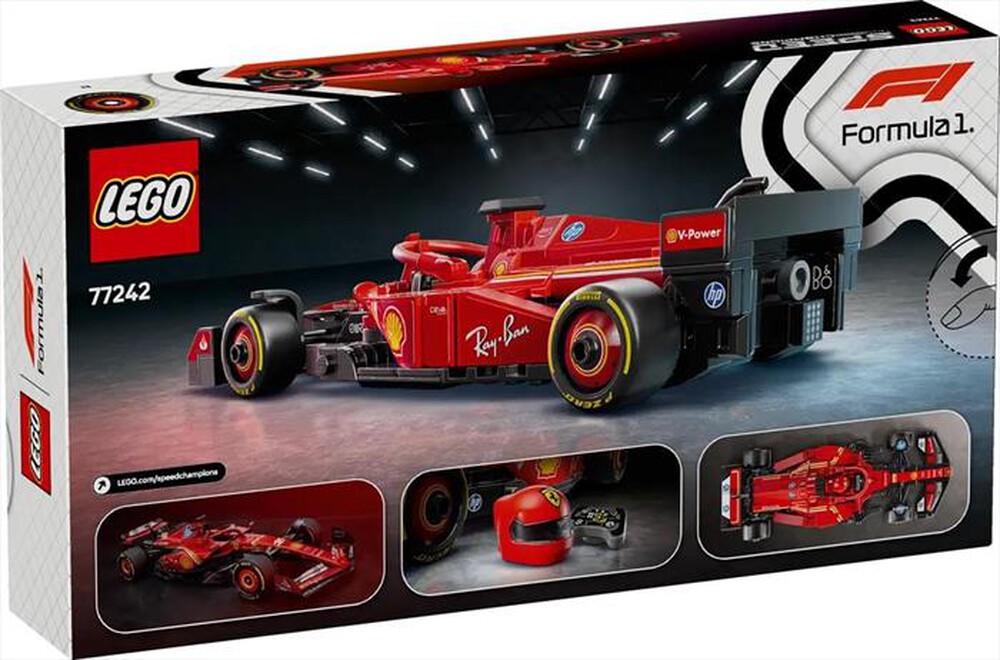 "LEGO - SPEED Auto da corsa F1 Ferrari SF-24 - 77242-Trasparente"