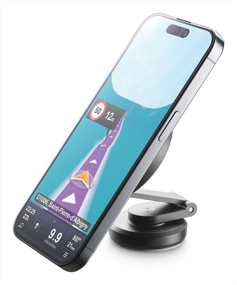 "CELLULARLINE - Supporto smartphone da auto MAGSFHOLDERCOMPCTK-Nero"