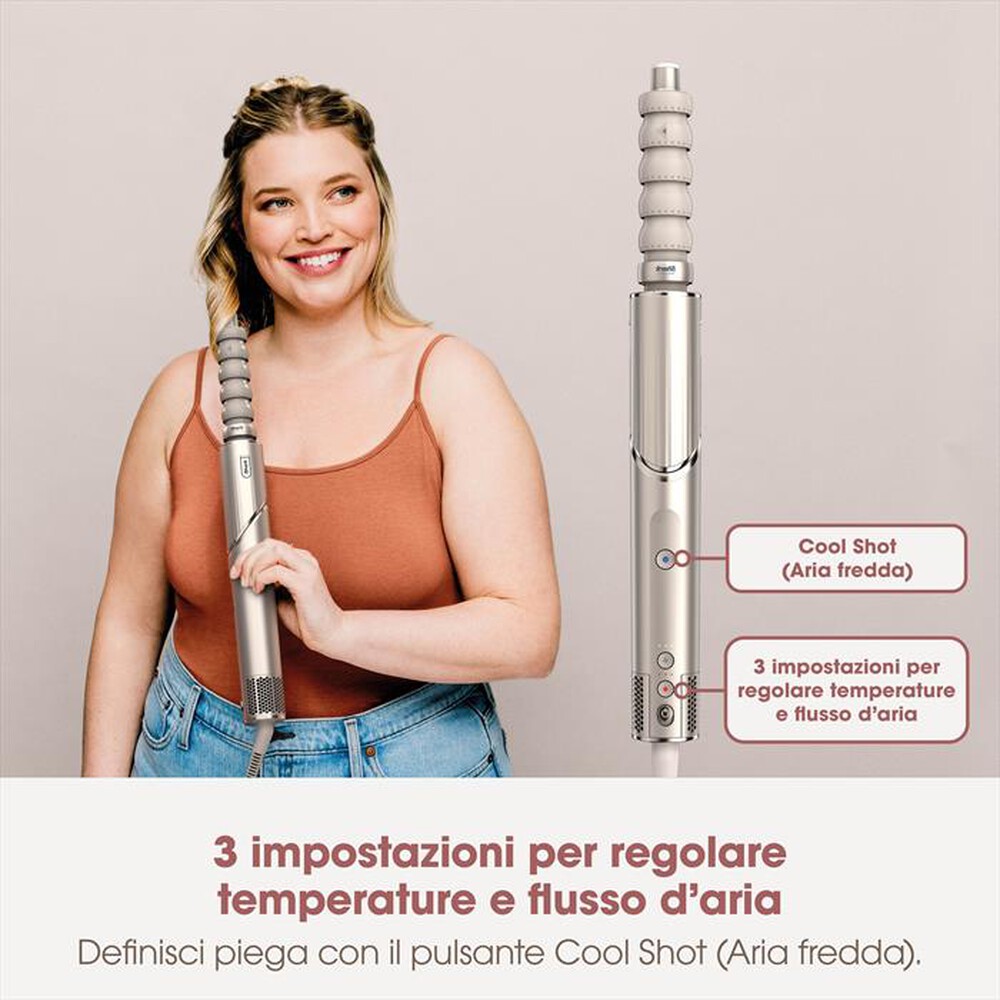 Immagine del prodotto SHARK - STYLER E ASCIUGACAPELLI FLEXSTYLE SET 3-IN-1-Champagne