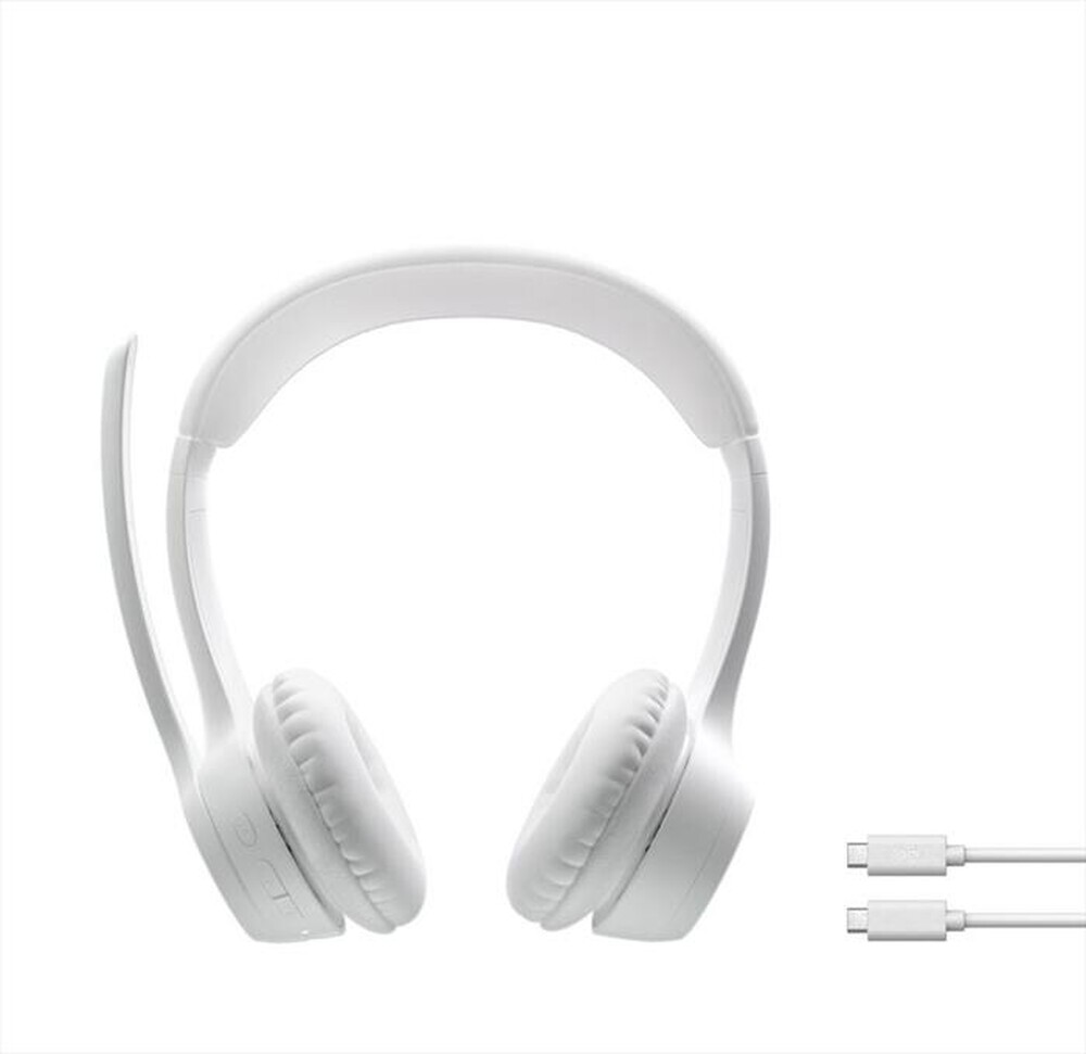 "LOGITECH - Headband Zone 300-Off White"