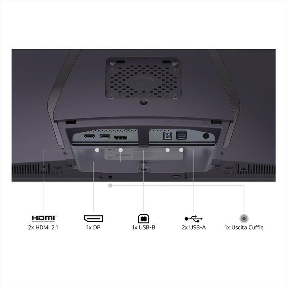 Immagine del prodotto LG - MONITOR GAMING OLED 32" 4K  32GX850A 165HZ