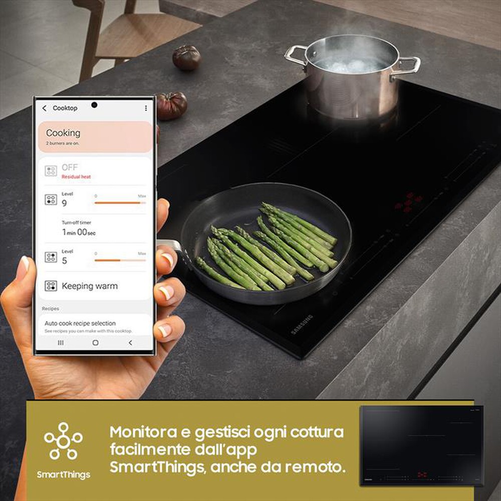 Immagine del prodotto SAMSUNG - Piano cottura induzione NZ85C5047KK/U1 80 cm-nero