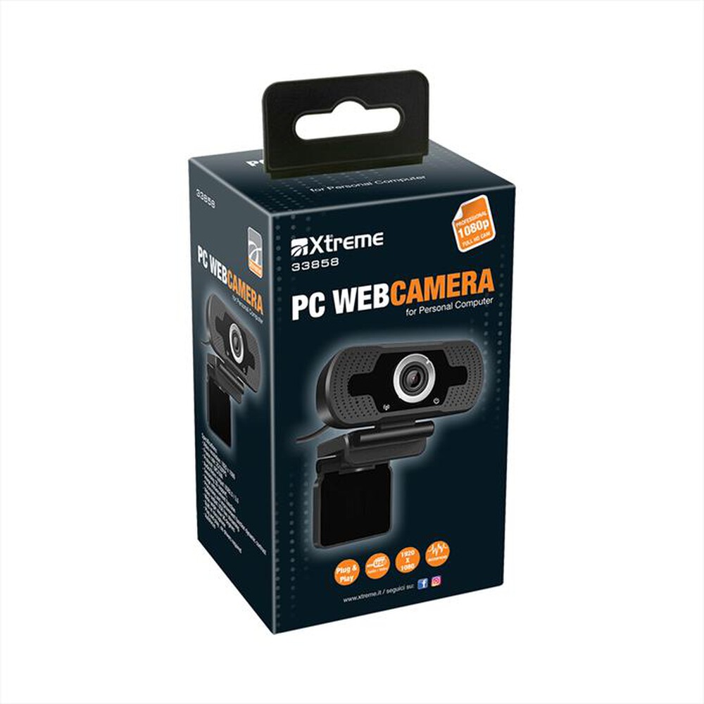 "XTREME - PC WEBCAMERA-NERO"