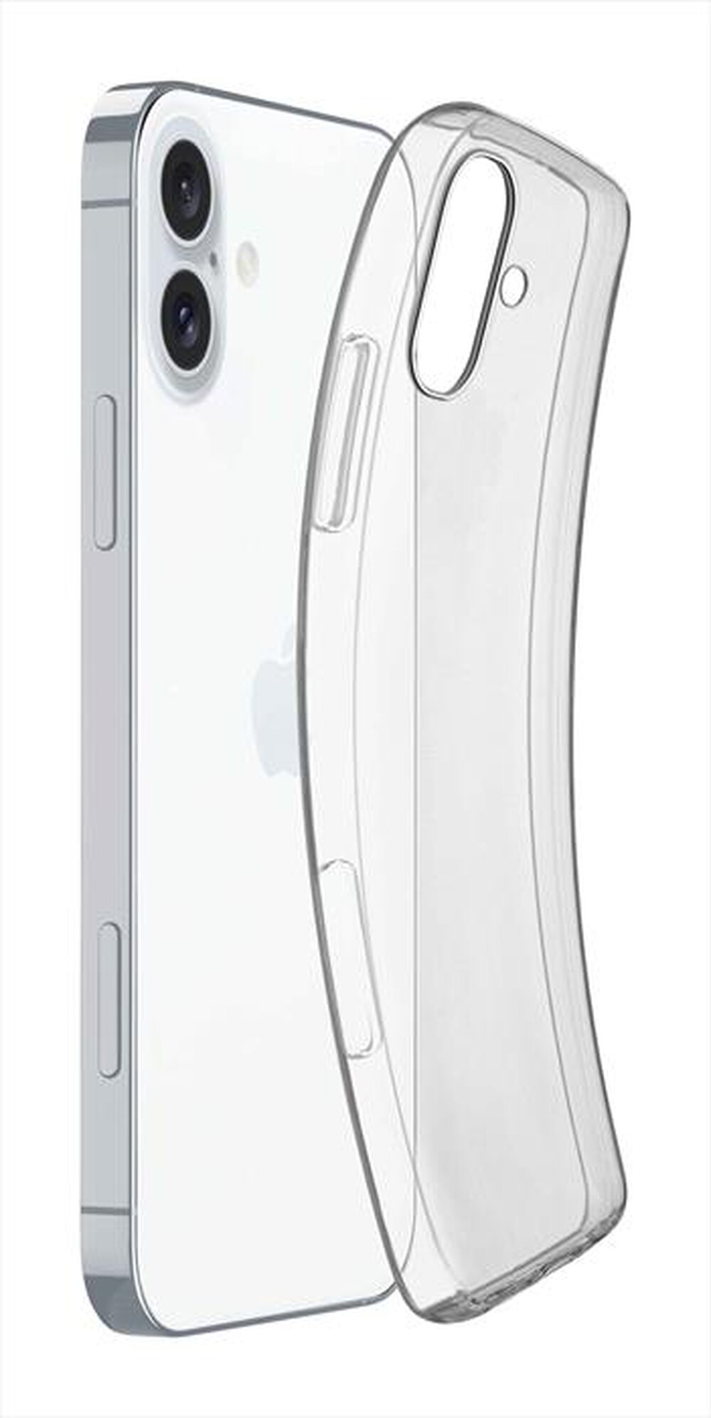 "CELLULARLINE - Cover case FINE per iPhone 16-Transparent"